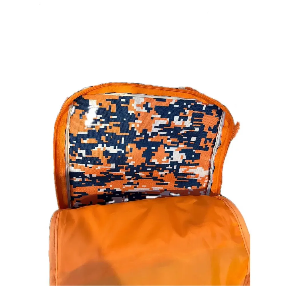 Apex Leadership Co backpack Pixel Blue/Orange Large